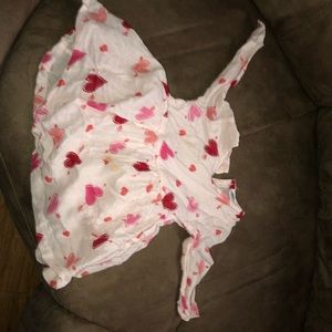 White heart old navy dress